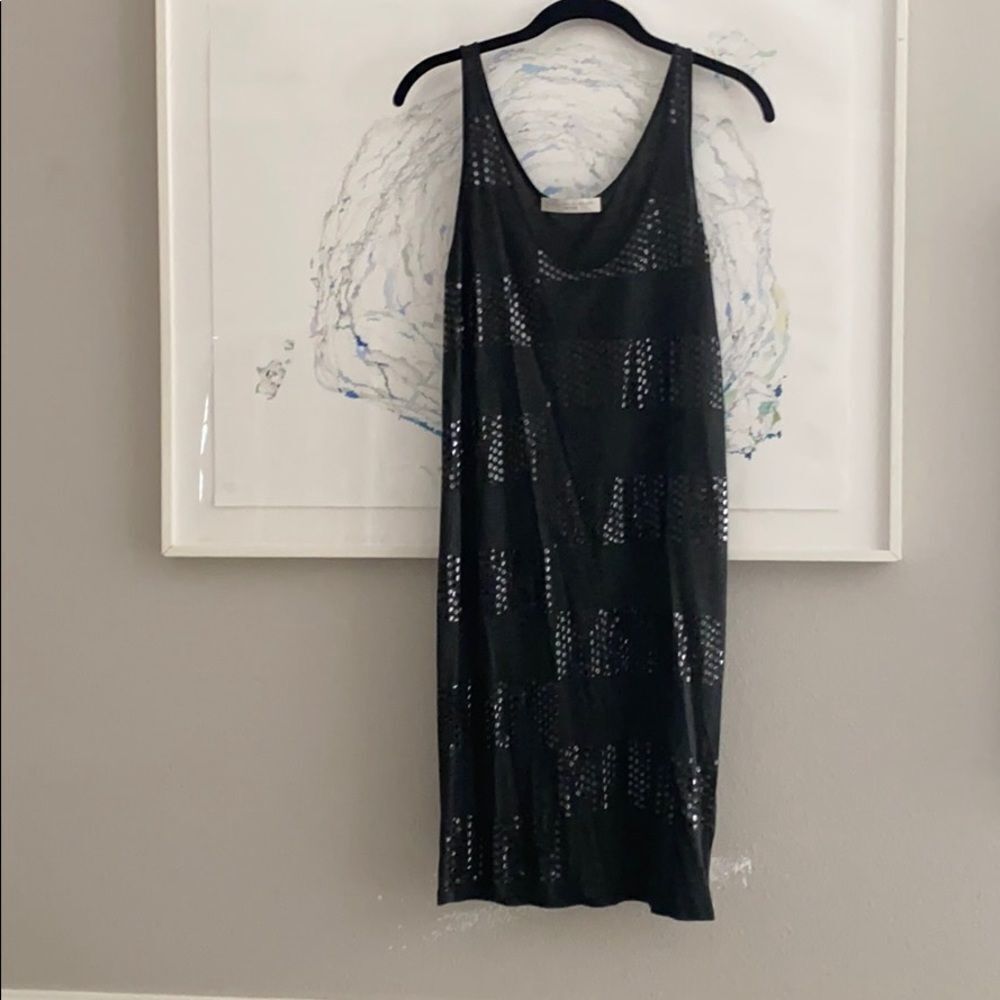 Stella McCartney sheer sequin tank dress